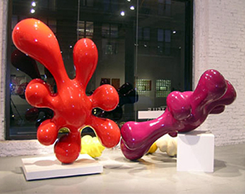 02 Splats 05 – Flatfile Contemporary Galleries, Installation, Chicago, IL, 2005